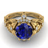 Nature Inspired Sapphire Ring - Sandra No. 13